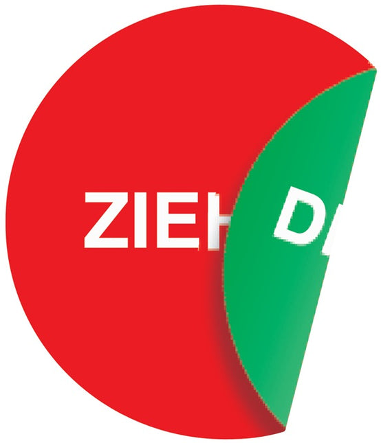 Door sticker ( 3000277039 ) Ø 50 mmLxW Self-adhesive film