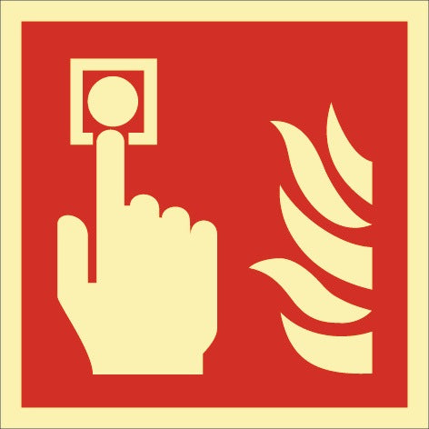 Fire protection sign ASR A1.3/DIN EN ISO 7010/DIN 67510 ( 9000477577 ) L148xW148 mm Foil