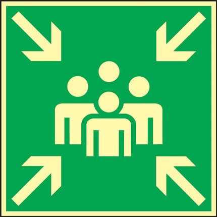 Señal de rescate BGV A8 ( 3000277470 ) L148xA148 mm plástico