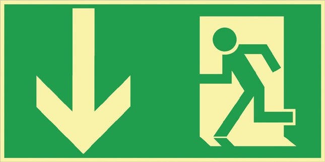 Cartello di salvataggio BGV A8 ( 3000277453 ) L297xL148 mm Foil