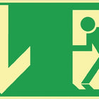 Rescue sign BGV A8 ( 3000277452 ) L297xW148 mm plastic