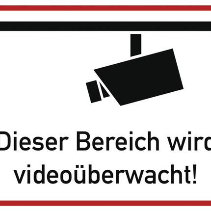 Information sign ( 9000477152 ) Video-monitored plastic