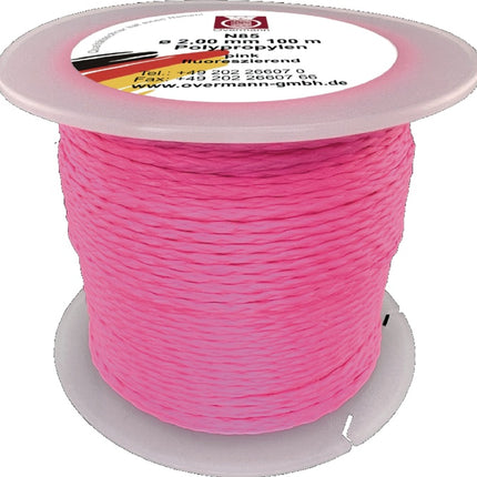 Plaster cord ( 4000816693 ) length 100 m Ø 2 mm pink, fluorescent