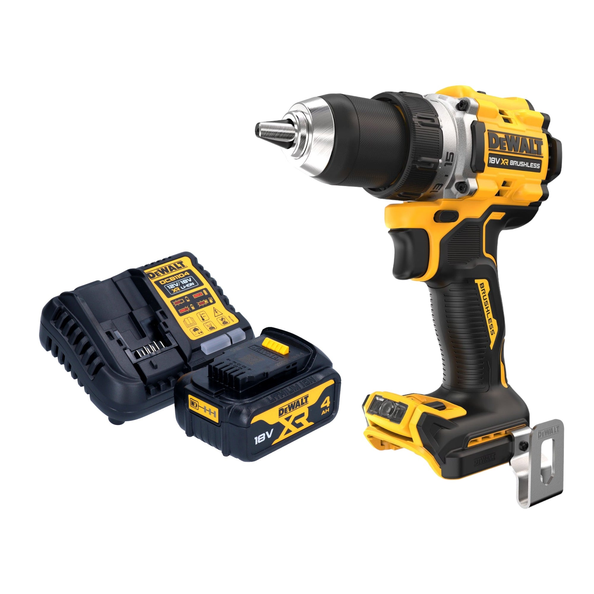 DeWalt DCD 800 M1 Akku Bohrschrauber 18 V 90 Nm Brushless 1x Akku 4 0 Ah Ladegeraet 0 - toolbrothers