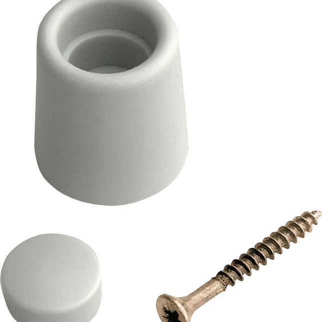 Tope de puerta ( 3000259026 ) Ø 29 mm Altura 35 mm Fijación con tacos