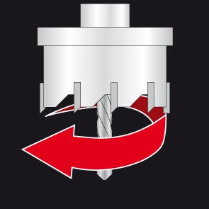 Sierra perforadora RUKO (8000422835) diámetro de sierra 44 mm, profundidad de corte 38 mm