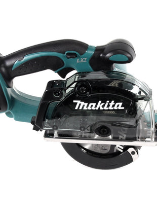 Makita DCS 552 RM 18 V Akku Metall Handkreissäge 136 mm + 2x 4,0 Ah Akku und Ladegerät + Sägeblatt und Schutzbrille - Toolbrothers