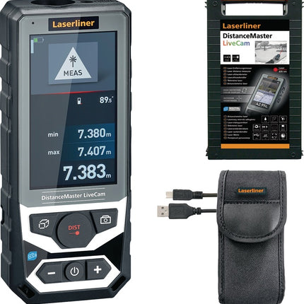 Laserliner Laser Rangefinder DistanceMaster LiveCam ( 4000858092 ) 150 m ± 1,5 mm