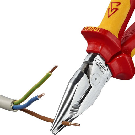 Knipex Spitzkombizange ( 8002875246 ) Länge 185 mm verchromt VDE