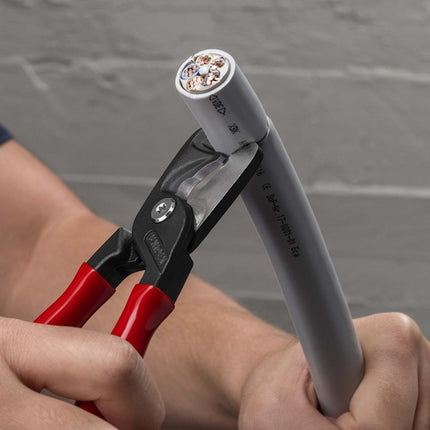 Cesoie per cavi Knipex StepCut XL ( 8004039101 ) lunghezza 225 mm rivestimento in plastica