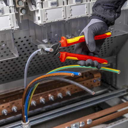 Knipex cable shears StepCut(R) XL ( 8004039103 ) length 225 mm multi-component sheaths