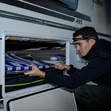 Brennenstuhl LED headlamp KL 100 ( 4000873109 ) for batteries 2xAA Mignon