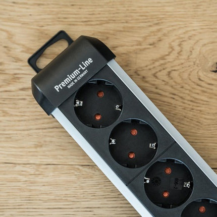 Brennenstuhl socket strip Premium-Protect-Line ( 8001718837 ) 16 A 230 V black/silver 3 m PVC 1.5 mm²