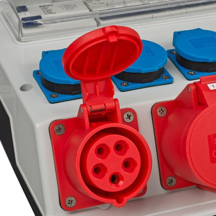 Brennenstuhl plastic wall-mounted distributor ( 4000873992 ) CEE-32 A, 5-pole