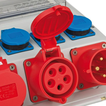 Brennenstuhl plastic wall-mounted distributor ( 4000873992 ) CEE-32 A, 5-pole