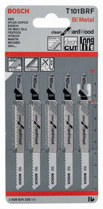 Hoja de sierra de calar Bosch T 101 BRF (8000346035) longitud total 100 mm BIM