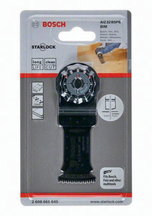 Hoja de sierra de inmersión de Bosch AIZ 32 BSPB ( 4000908671 ) Anchura 32 mm Profundidad de inmersión 50 mm