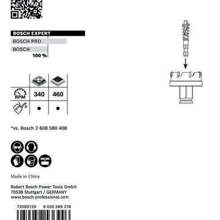 Sega a tazza Bosch Expert Lamiera ( 4000800273 ) sega Ø 35 mm profondità di taglio 5 mm