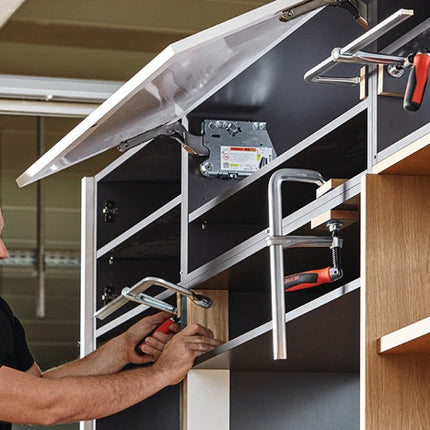 Bessey all-steel screw clamp GZ-KG ( 4000831652 ) Clamping width 300 mm Projection 120 mm