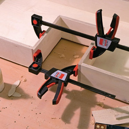 Morsetto Bessey a una mano EZS ( 4000831446 ) Larghezza di serraggio 150 mm Larghezza di allargamento 170 - 360 mm