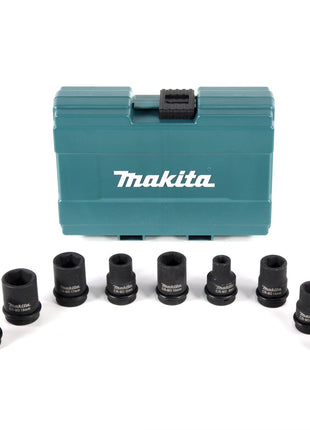 Makita Steckschlüssel Nuss Set 1/2" 9 tlg. Nüsse in praktischer Transportbox ( B-66232 ) - Toolbrothers