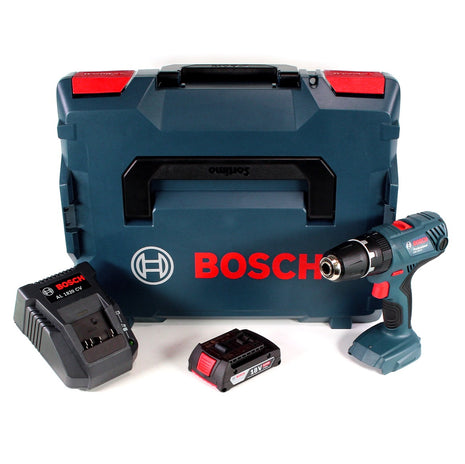 Bosch Professional GSB 18V-21 Akku Schlagbohrschrauber 18V 55Nm + 1x Akku 2,0Ah + Ladegerät + L-Boxx - Toolbrothers