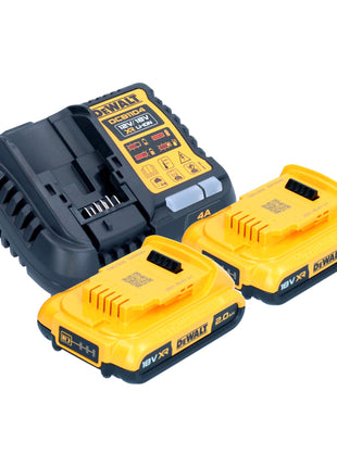 Taladro percutor inalámbrico DeWalt DCD 999 D2 18 V 95 Nm sin escobillas + 2 baterías 2,0 Ah + cargador