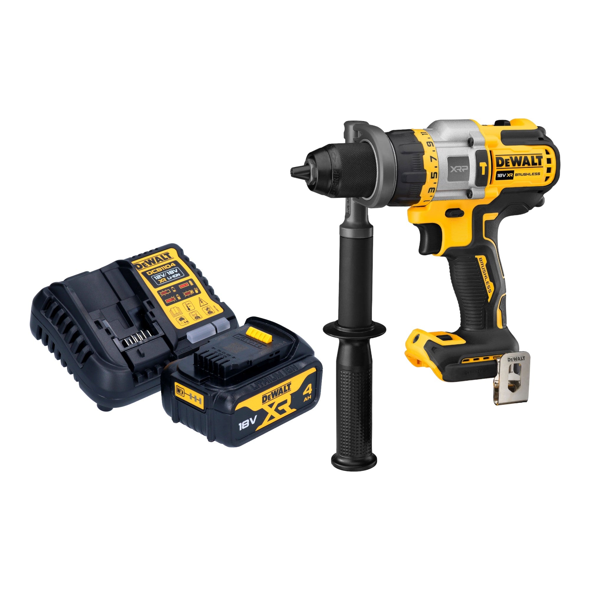 DeWalt DCD 999 M1 Akku Schlagbohrschrauber 18 V 95 Nm Brushless 1x Akku 4 0 Ah Ladegeraet 0 - toolbrothers