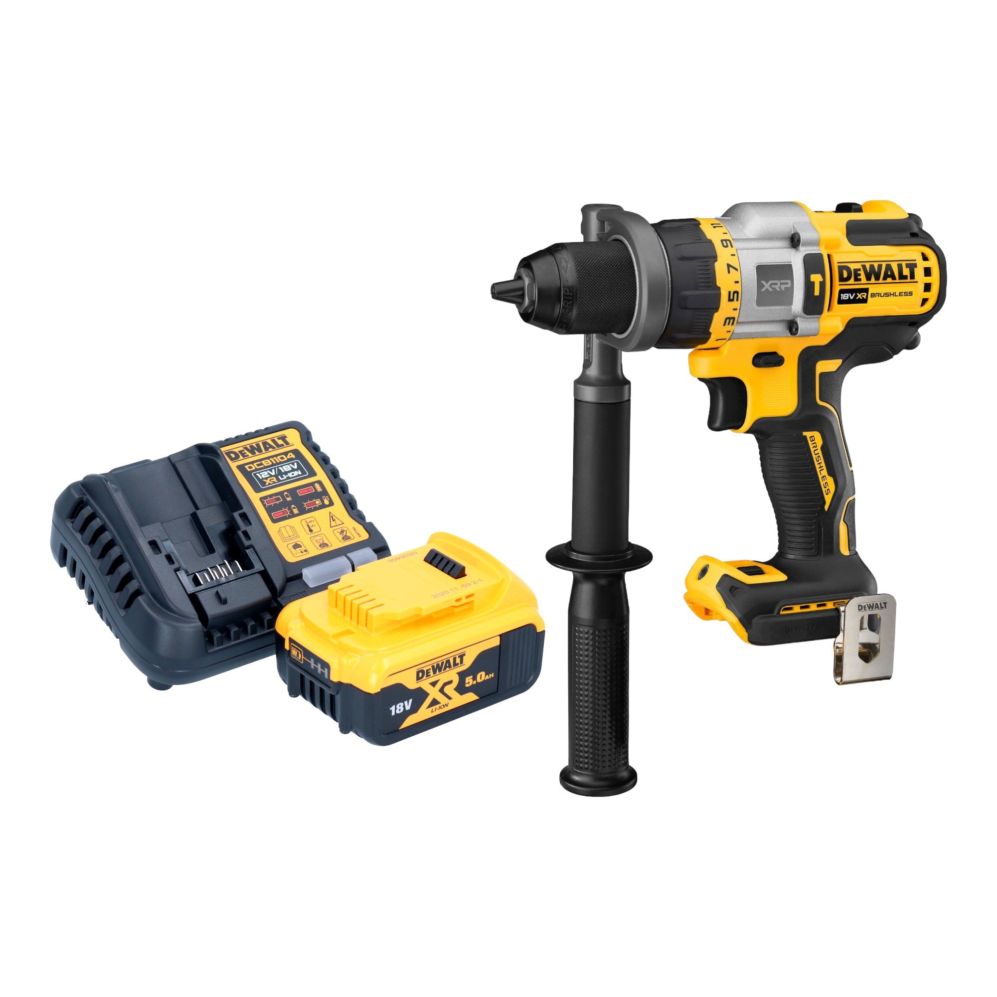 DeWalt DCD 999 P1 Akku Schlagbohrschrauber 18 V 95 Nm Brushless 1x Akku 5 0 Ah Ladegeraet 0 - toolbrothers