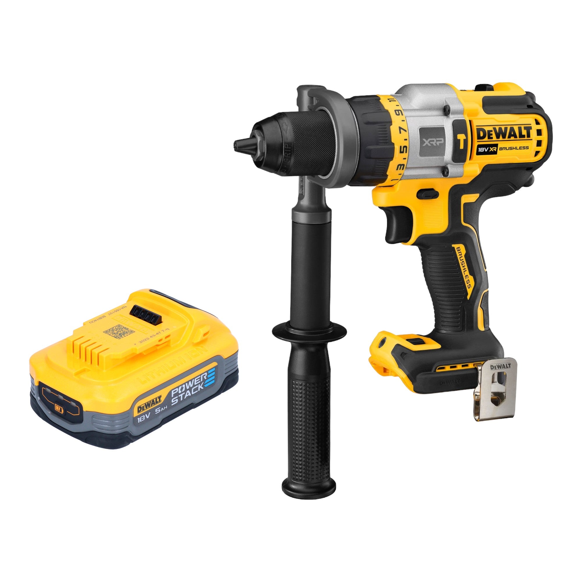 DeWalt DCD 999 N Akku Schlagbohrschrauber 18 V 95 Nm Brushless 1x Powerstack Akku 5 0 Ah ohne Ladegeraet 0 - toolbrothers
