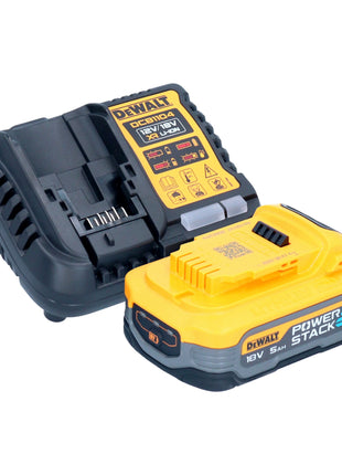 DeWalt DCD 999 H1 Perceuse-visseuse à percussion sans fil 18 V 95 Nm Brushless + 1x batterie Powerstack 5,0 Ah + chargeur