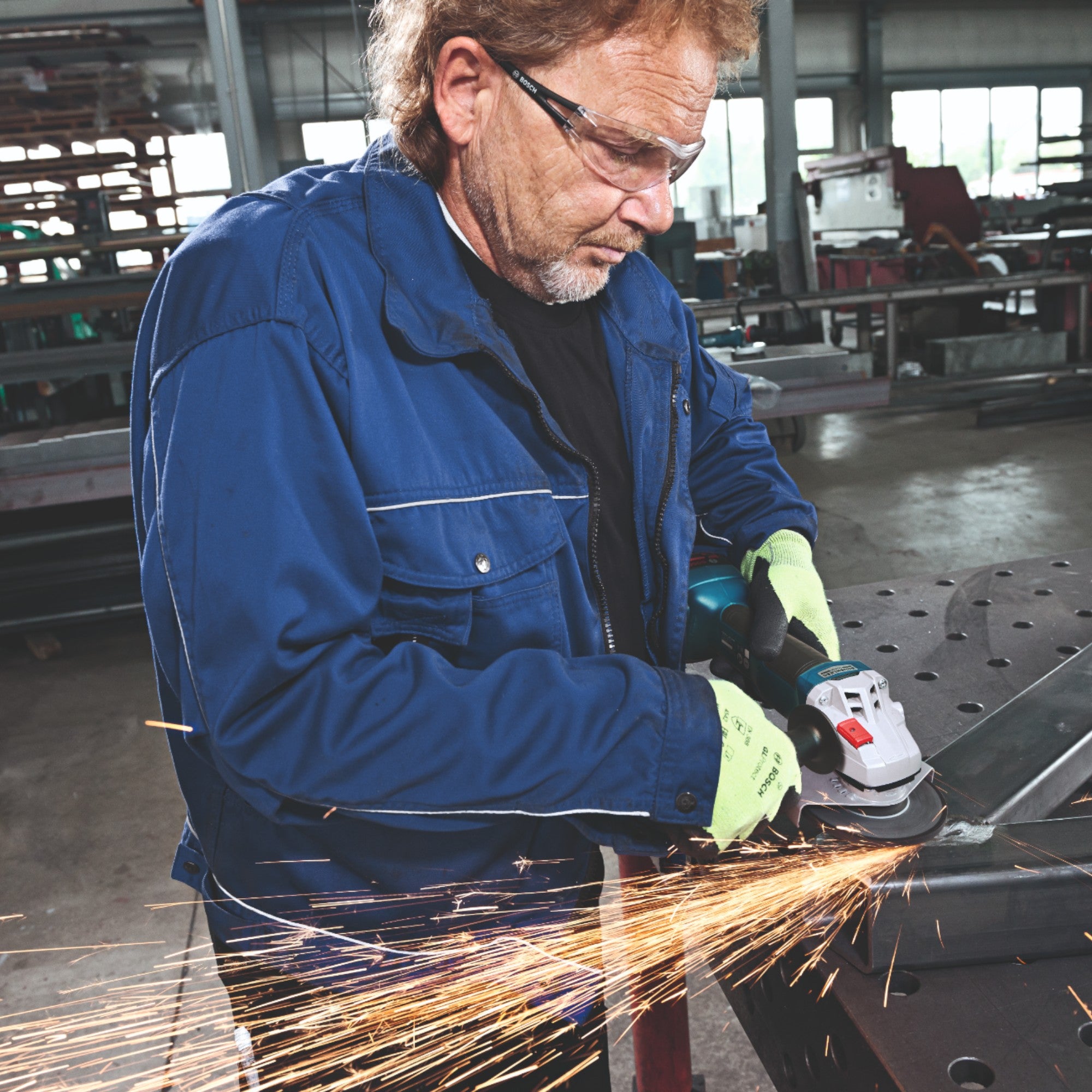 Bosch GWS 18V 10 Professional Akku Winkelschleifer 18 V 125 mm Brushless 1x Akku 4 0 Ah ohne Ladegeraet 3 - toolbrothers