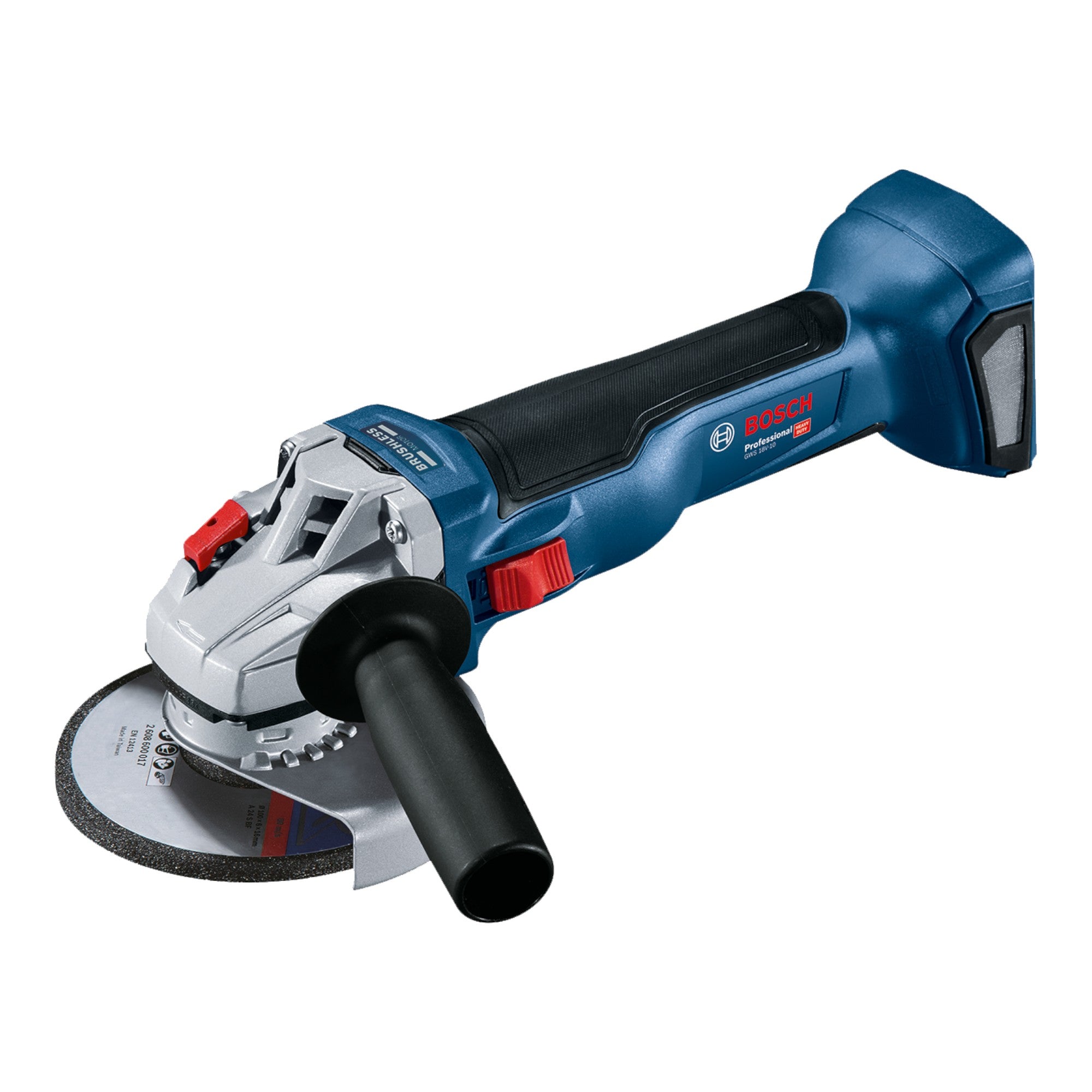Bosch GWS 18V 10 Professional Akku Winkelschleifer 18 V 125 mm Brushless 1x Akku 5 0 Ah ohne Ladegeraet 1 - toolbrothers