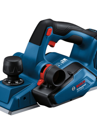 Bosch GHO 18V-26 Cepilladora de batería profesional 18 V 2,6 mm sin escobillas + 1x batería 4,0 Ah + L-Boxx - sin cargador