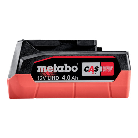 Juego de baterías Metabo 2x LiHD batería 12 V 4,0 Ah / 4000 mAh Li-Ion con indicador de nivel de carga (2x 625349000)