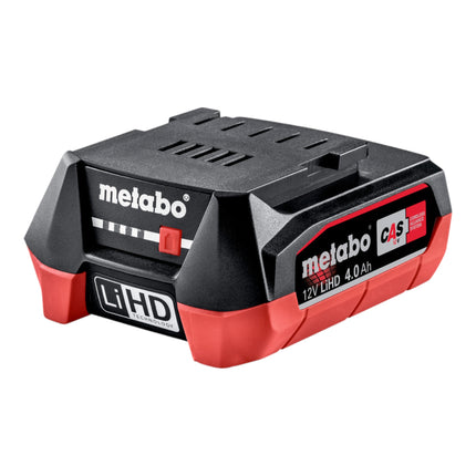Juego de baterías Metabo 2x LiHD batería 12 V 4,0 Ah / 4000 mAh Li-Ion con indicador de nivel de carga ( 2x 625349000 )