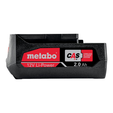 Metabo battery set 2x Li-Power battery pack 12 V 2.0 Ah / 2000 mAh Li-Ion with charge level indicator ( 2x 625406000 )