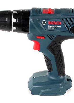 Bosch Professional GSB 18V-21 Akku Schlagbohrschrauber 18V 55Nm + 2x Akku 6,0Ah + Ladegerät + Bit-Set + L-Boxx - Toolbrothers