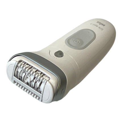BRAUN Silk Epil 7-441 depiladora depiladora para mujer para una depilación duradera + accesorio recortador + mini afeitadora blanco / plateado