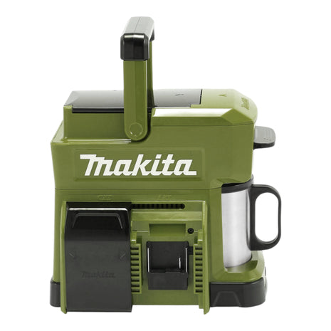 Makita DCM 501 SFO Cafetière sans fil 12 V maxi / 18 V Olive - Outdoor Adventure Edition + 1x batterie 3,0 Ah + chargeur