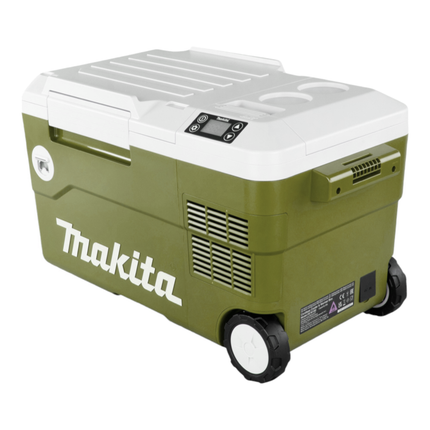 Makita DCW 180 SFO Battery Cooling and Heating Box 36 V ( 2x 18 V ) 20 L Olive - Outdoor Adventures Edition + 1x rechargeable battery 3.0 Ah + charger