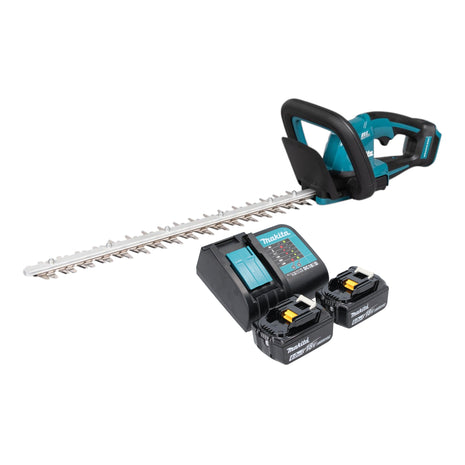 Makita DUH 506 SG2 Akku Heckenschere 18 V 50 cm Brushless 2x Akku 6 0 Ah Ladegeraet 0 - toolbrothers