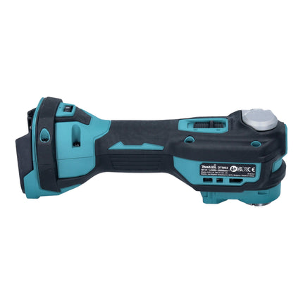 Utensile multifunzione a batteria Makita DTM 52 T1JX2 18 V Starlock Max Brushless + 1x batteria ricaricabile 5,0 Ah + caricabatterie + set di accessori da 43 pezzi + Makpac