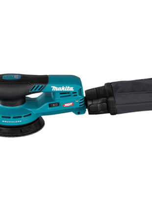 Lijadora excéntrica a batería Makita BO 001 CGM101 40 V máx. 125 mm carrera 5,0 mm sin escobillas + 1x batería 4,0 Ah + cargador