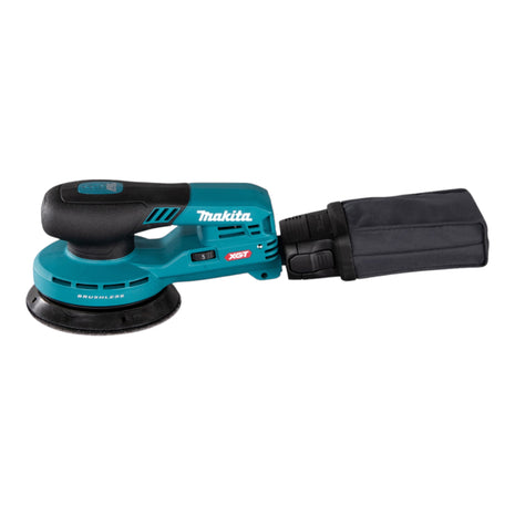 Makita BO 001 CGT201 Akku Exzenterschleifer 40 V max. 125 mm 5,0 mm Hub Brushless + 2x Akku 5,0 Ah + Ladegerät