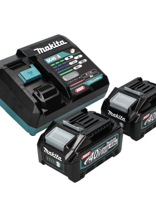 Makita BO 001 CGM201 Akumulatorowa szlifierka oscylacyjna 40 V maks. 125 mm skok 5,0 mm Bezszczotkowa + 2x akumulator 4,0 Ah + ładowarka + Makpac