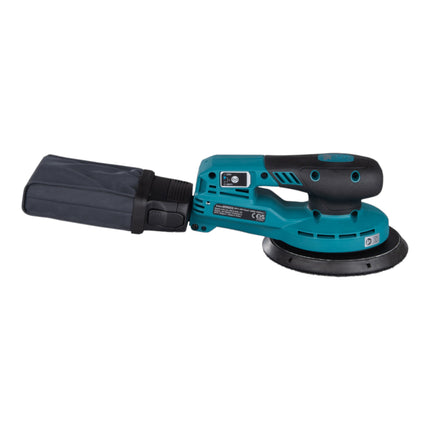 Makita BO 002 CGM201 Cordless random orbital sander 40 V max. 150 mm 5.0 mm stroke Brushless + 2x battery 4.0 Ah + charger
