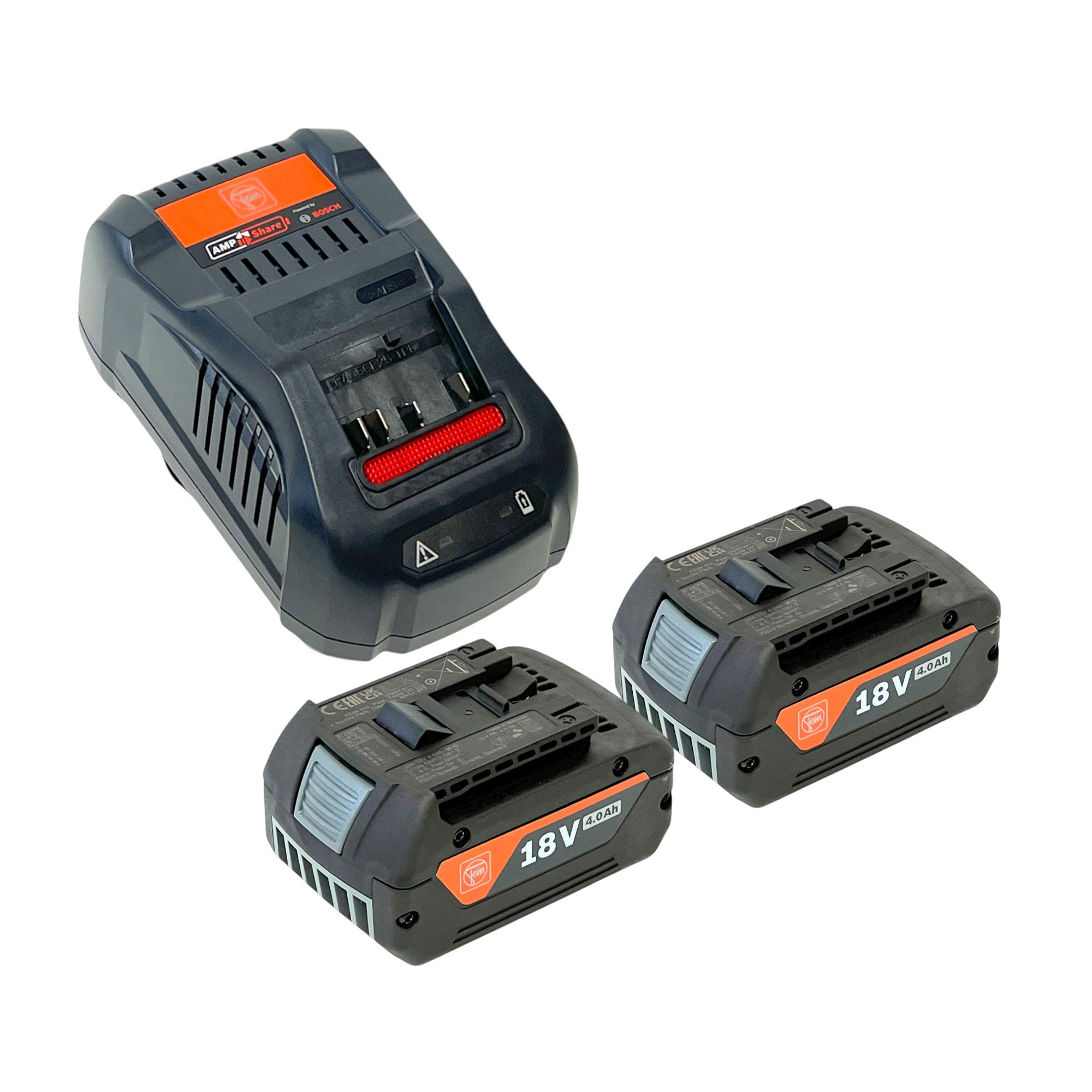 Fein Starter Set 2x GBA 18 V 4 0 Ah Akku 92604345020 GAL 1880 CV AS Schnell Ladegeraet 92604335010 Bosch AMPShare  0 - toolbrothers
