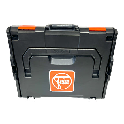 Fein Multimaster AMM 500 Plus AS herramienta multifunción a batería 18 V Starlock Plus Black Edition + 1x batería 4,0 Ah + cargador + 33 accesorios + L-Boxx