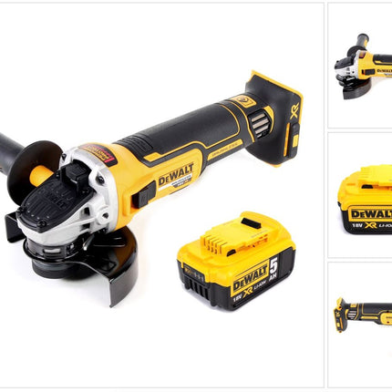 DeWalt DCG 405 N Akku Winkelschleifer 18V 125mm Brushless + 1x Akku 5,0Ah - ohne Ladegerät - Toolbrothers